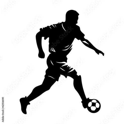 football player silhouette illustration  © DLC Studio