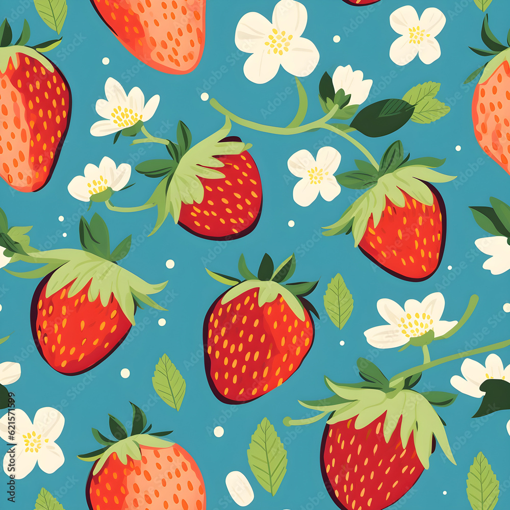 Strawberry pattern