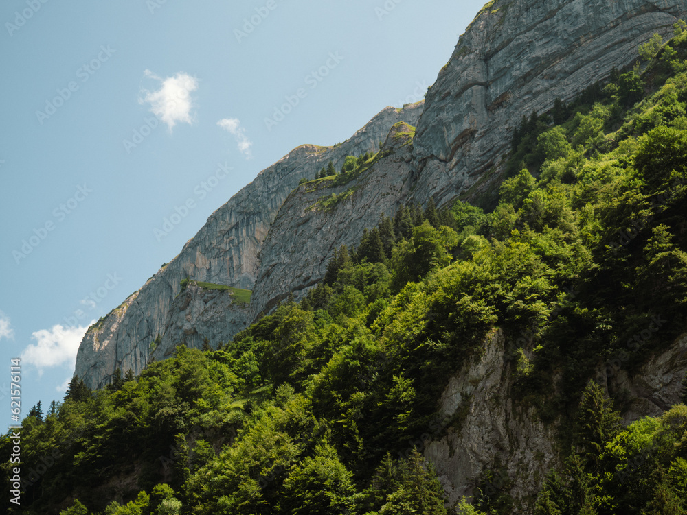 Swiss Mountains Säntis Appenzell wanderpath Rockformations