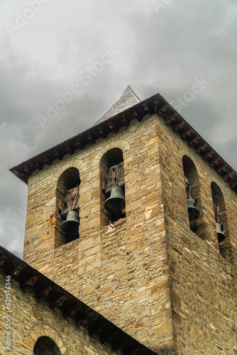 Beautiful church in Torla-Ordesa, Huesa (Aragón-Spain) photo