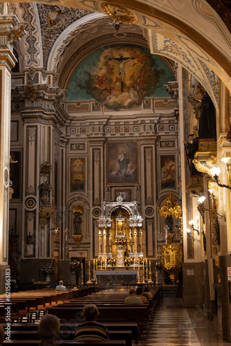 Interior of the church