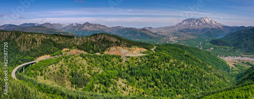 panorama of the mountains