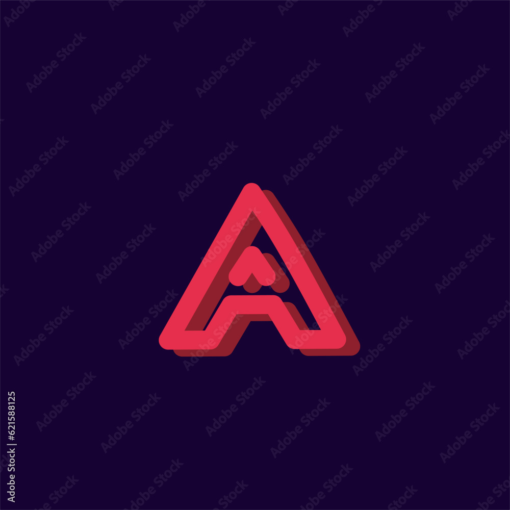 Letter A logo. Creative initial logo design template. suitable for your company or project whose name starts with the letter A. Letter A logo. Creative initial logo design template. suitable for your company or project whose name starts with the letter A.