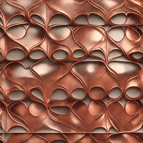 copper and grey pattern