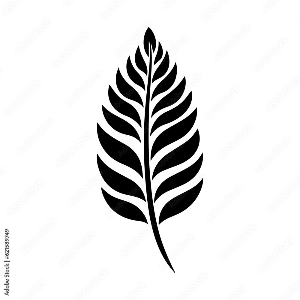 leaf silhouette illustration 