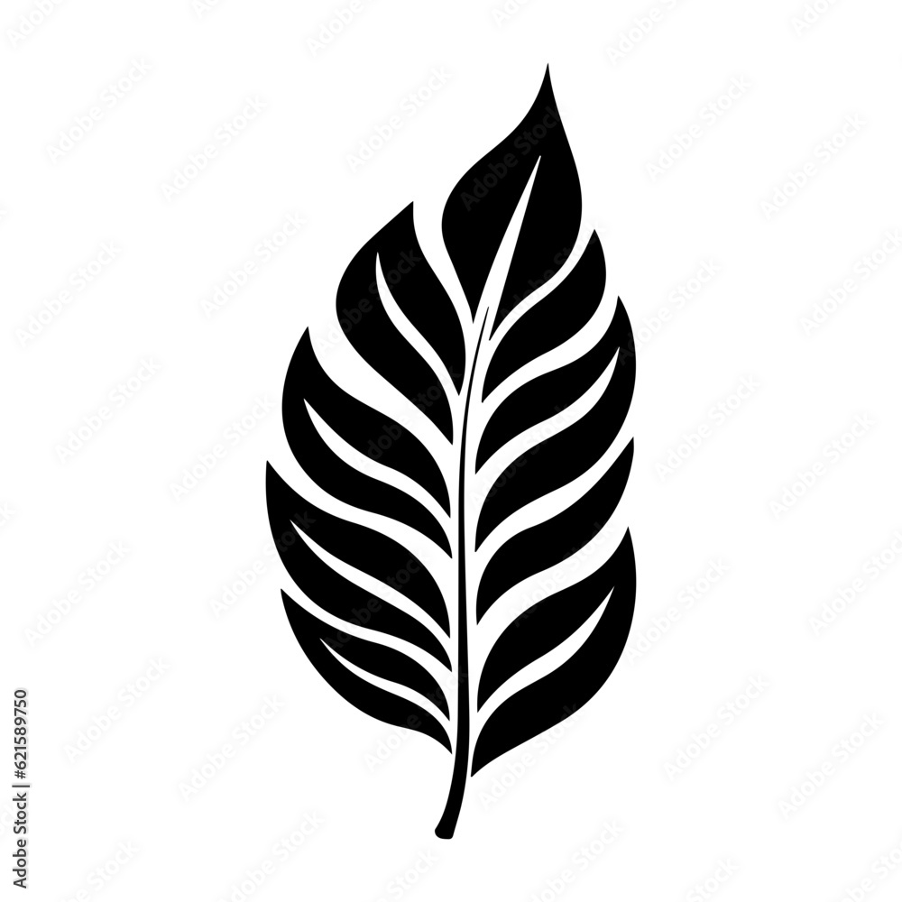 leaf silhouette illustration 
