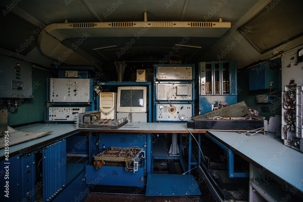Old military radio communication equipment Old military radio communication equipment