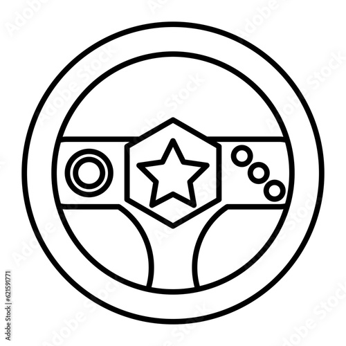 This icon is used on websites, apps or other media to indicate that the content is related to a game on a game console. This icon helps the user to quickly identify the type of game or platform being  photo