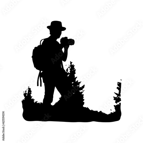 photographer silhouette illustration 