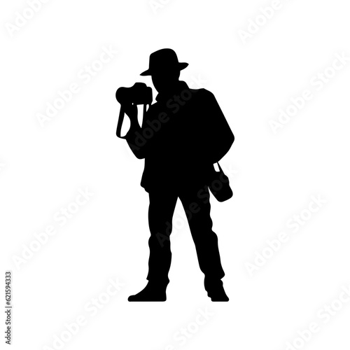 photographer silhouette illustration 