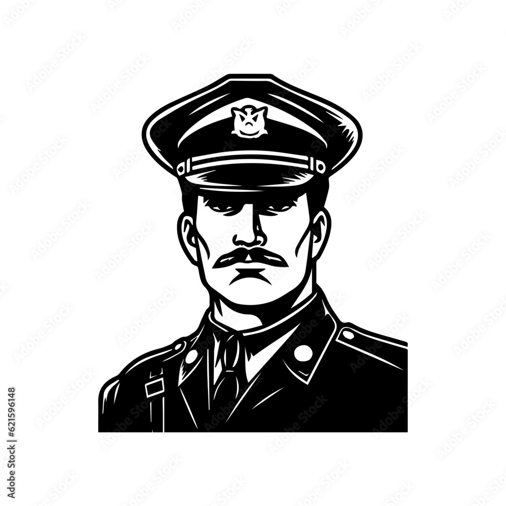police officer silhouette illustration police officer silhouette illustration
