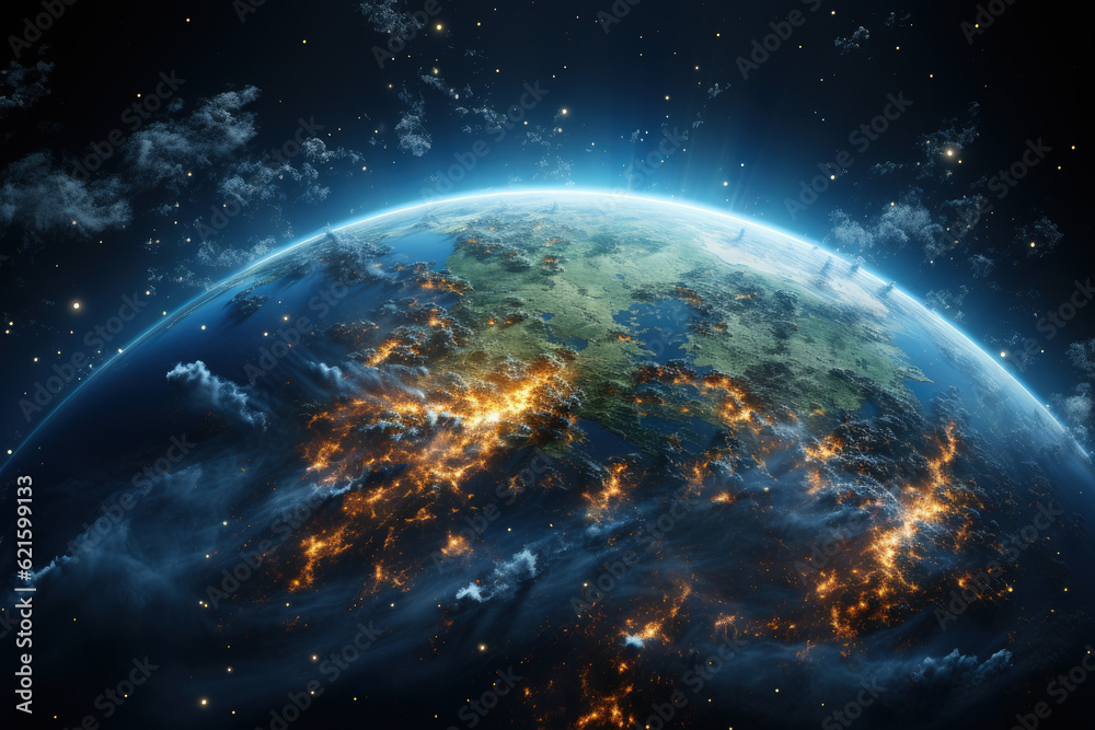 Obraz premium planet earth in space