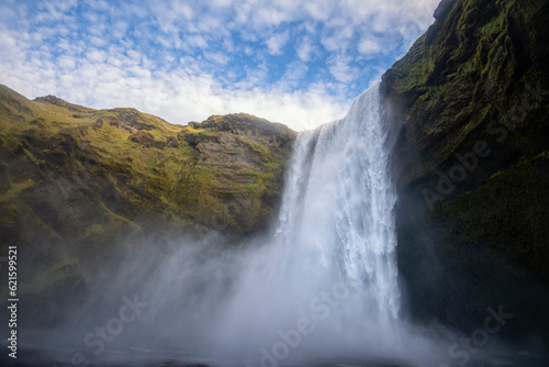 Fototapeta La cascade de Skógafoss en Islande