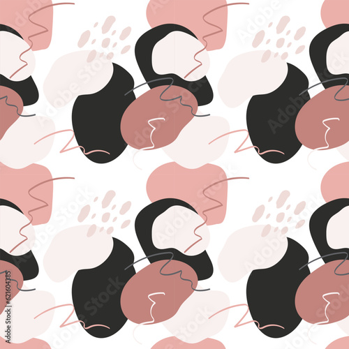 Vector illustration of beautiful pattern. Abstract art print.
