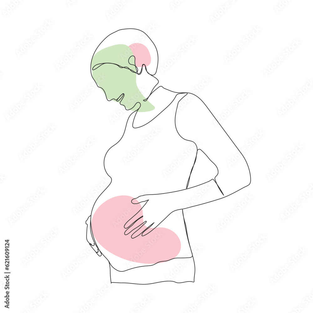 Young happy smiling pregnant woman continuous line drawing animation video. pregnant woman hugging belly line art video. pregnant woman single line art 4k video. 4k footage. Young happy smiling pregnant woman continuous line drawing animation video. pregnant woman hugging belly line art video. pregnant woman single line art 4k video. 4k footage.