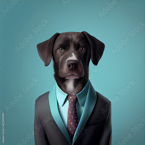 Dog Art Style like a boss © oshene
