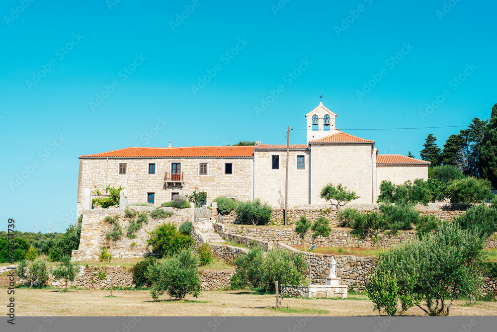 Monastery of Saint Eufemija in Kampor. Rab island, Croatia Monastery of Saint Eufemija in Kampor. Rab island, Croatia