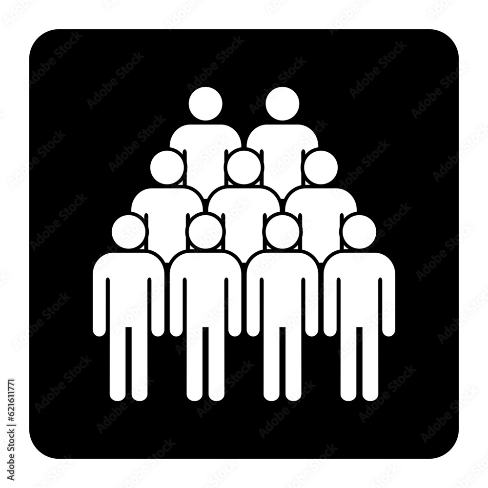 Symbol, ikona ludzi. Grafika wektorowa. Symbol, ikona ludzi. Grafika wektorowa.