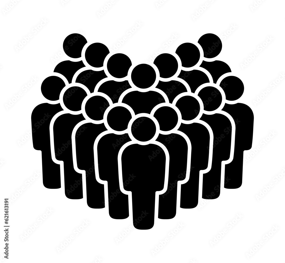 Symbol, ikona ludzi. Grafika wektorowa. Symbol, ikona ludzi. Grafika wektorowa.