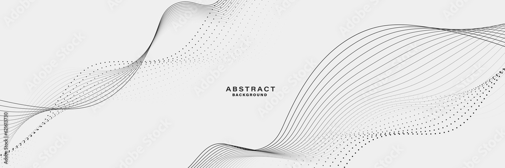 White Abstract background with flowing lines wave. vector illustration ...