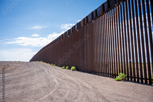 beside the border wall