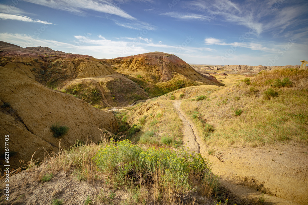 custom made wallpaper toronto digitalYellow Mounds | Badlands National Park, South Dakota, USA