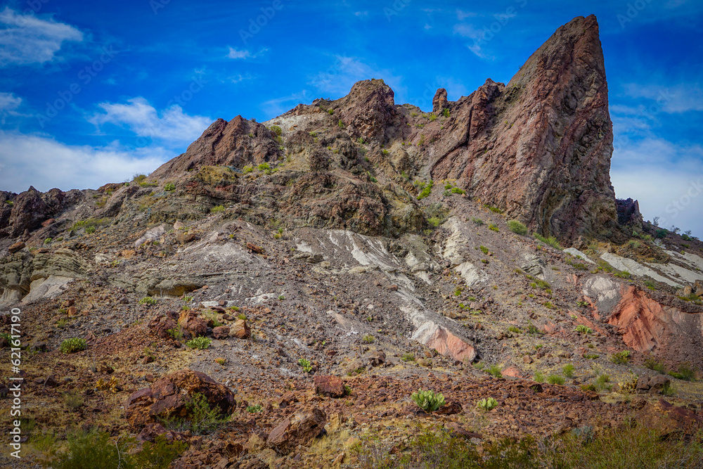 Beautiful rock formation and blue sky | Big Bend National Park, Texas, USA Beautiful rock formation and blue sky | Big Bend National Park, Texas, USA