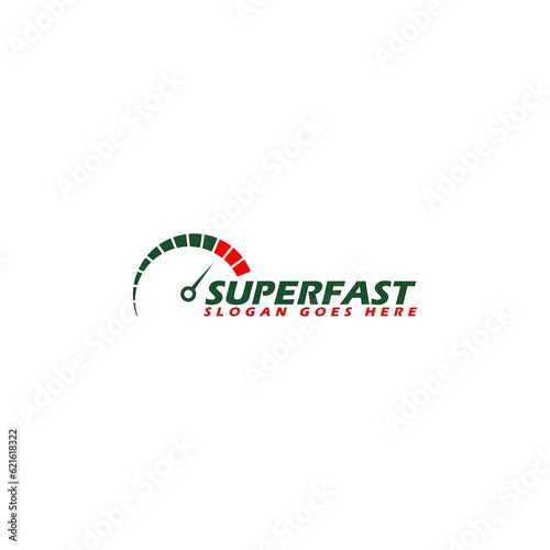 Super fast speedometer design template isolated on white background Free Download Super fast speedometer design template isolated on white background - GFXLoad