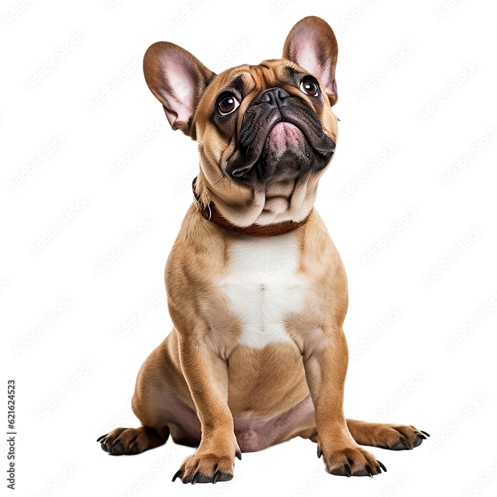 french bulldog isolated on white french bulldog isolated on white
