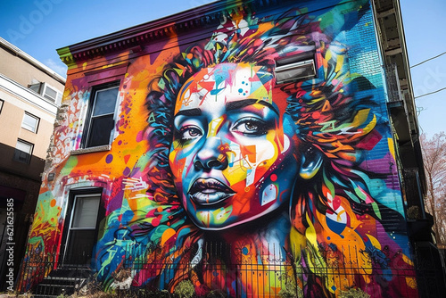 Urban Palette: chromatic Splendor of Graffiti Art