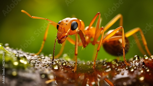 close up photo of a beautiful ant © Stream Skins