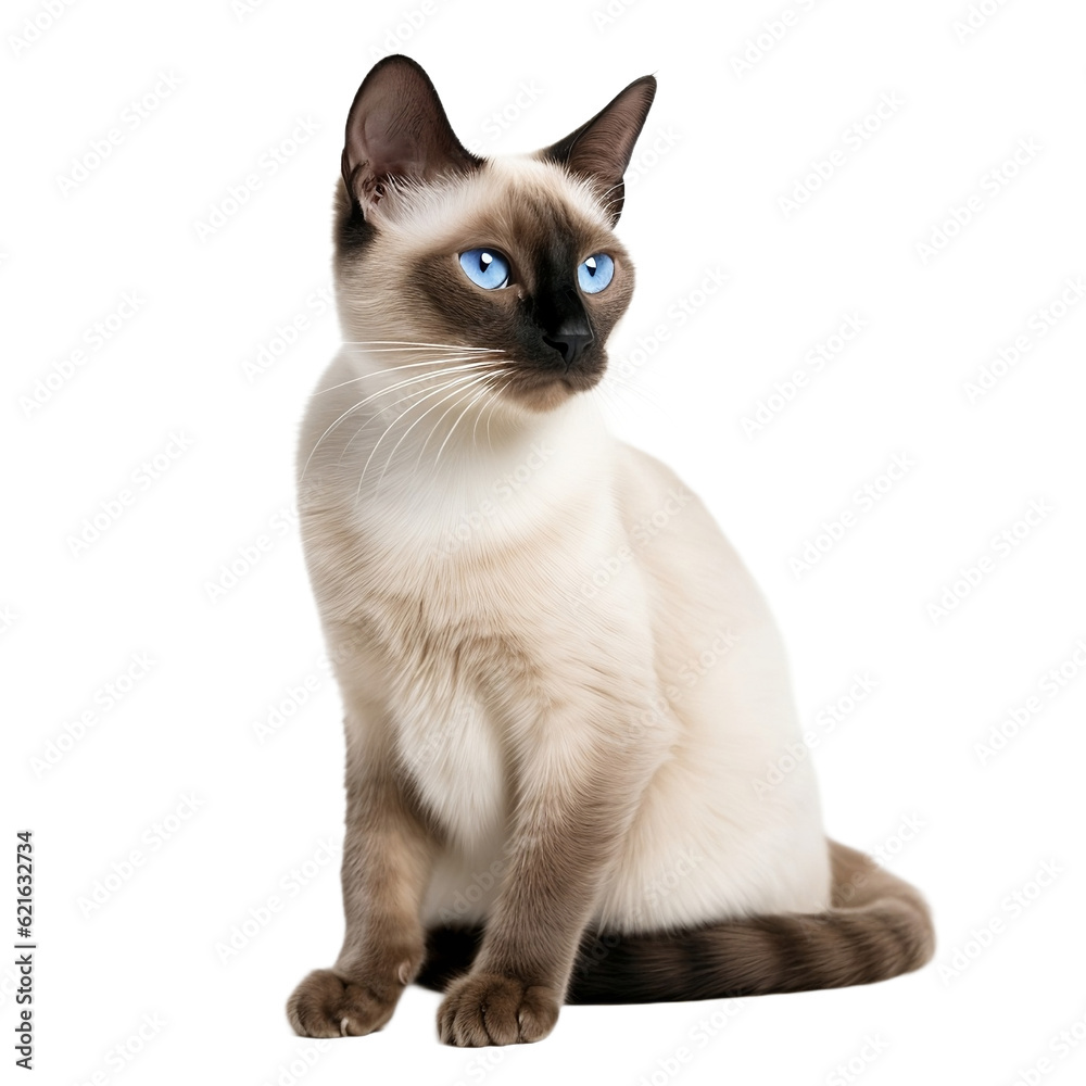 cat isolated on white background