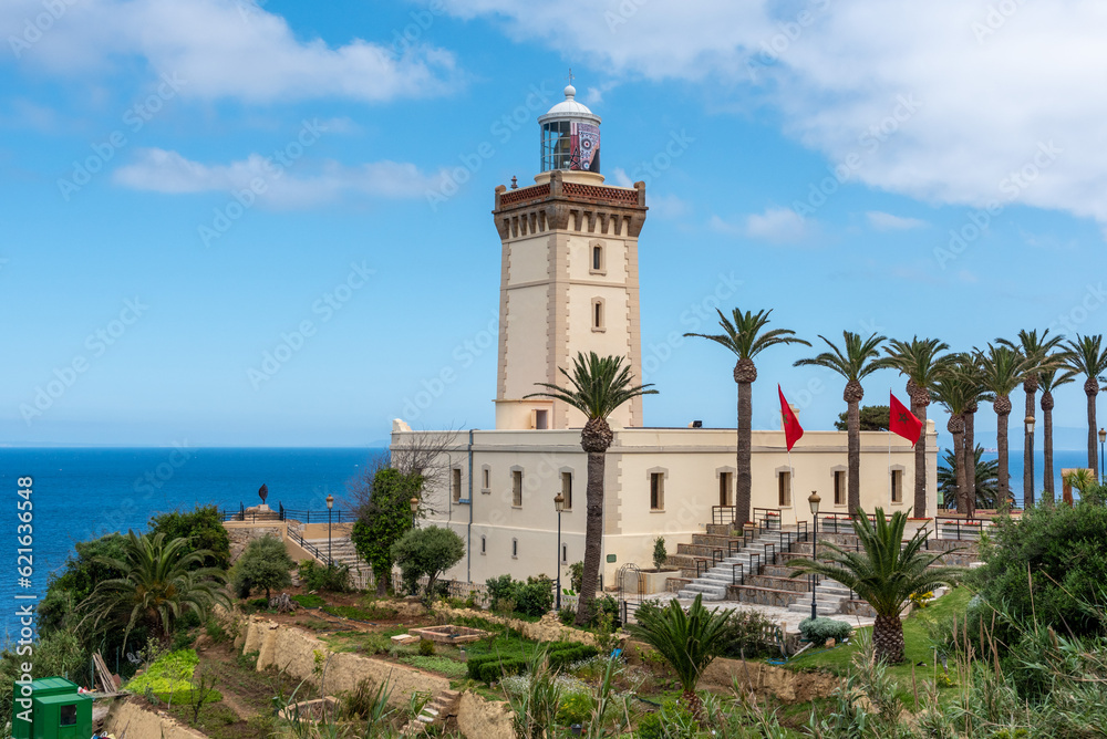 Scenic lighthouse at Cap Spartel near Tangier