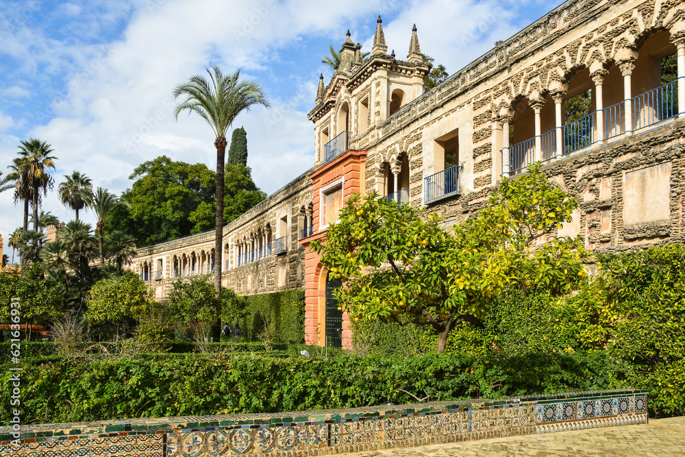 Fototapeta premium The Seville Alcazar.