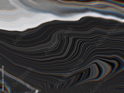 Abstract Liquid Gradient Background Acrylic Art Dark Black White