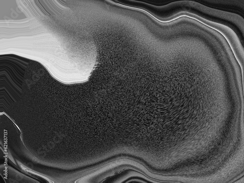 Abstract Liquid Gradient Background Acrylic Art Dark Black White