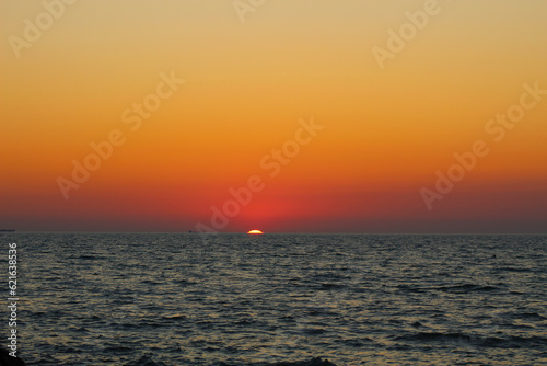 Sunset Serenade: Capturing Golem Beach and the Adriatic Sea in Durres, Albania © CarlosAugusto