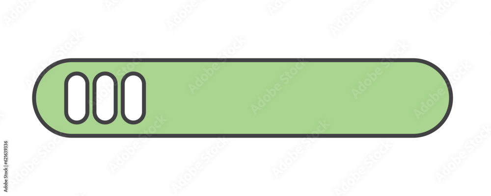 Obraz premium Capsule Simple InfographicLabel