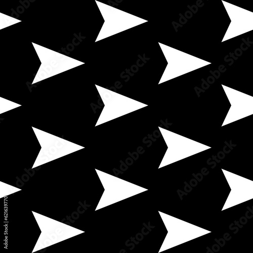 Free Download Seamless pattern design with arrow shapes. Polygons background. Image with repeated geometrical figures. Ethnic mosaic wallpaper. Scales motif. Tiles illustration. Digital paper for print. Vector art. - GFXLoad