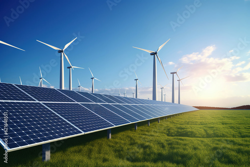 Generative ai: solar panels and wind power generation equipment