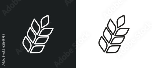 spike outline icon in white and black colors. spike flat vector icon from asian collection for web, mobile apps and ui.