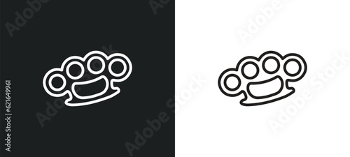 knuckles outline icon in white and black colors. knuckles flat vector icon from asian collection for web, mobile apps and ui.