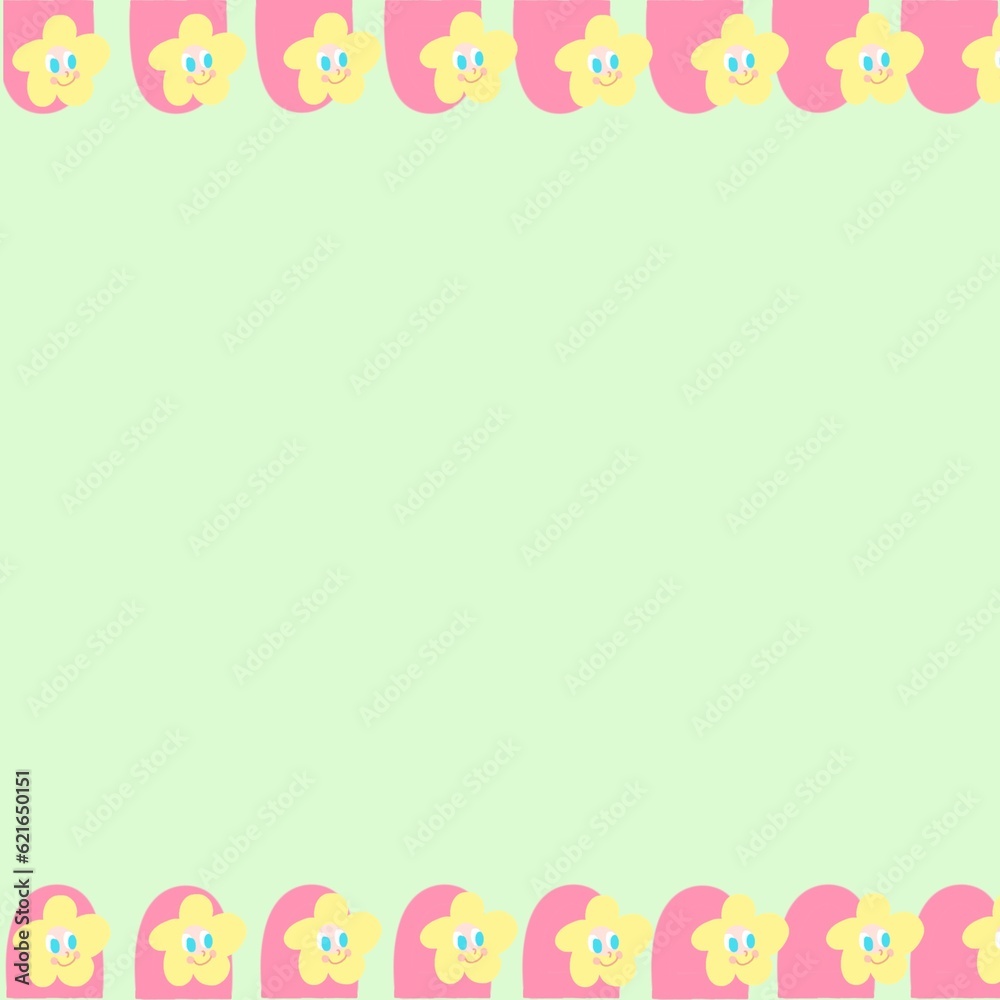 Green background with star line Green background with star line