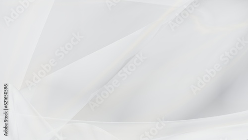 Abstract white background with smooth lines in 3d rendering for posters concept