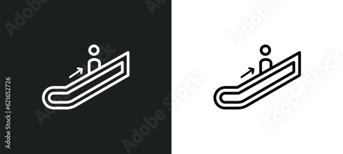 or with right arrow outline icon in white and black colors. or with right arrow flat vector icon from airport terminal collection for web, mobile apps and ui. photo