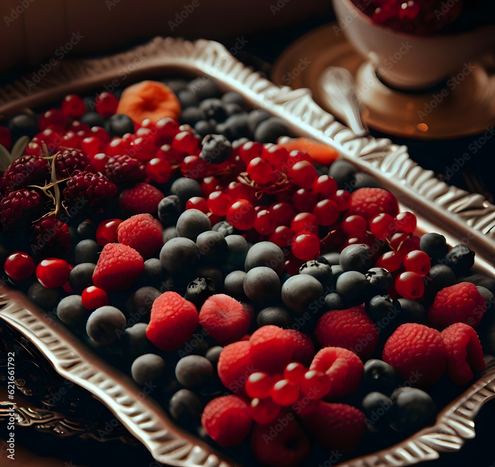blueberries and strawberries blueberries and strawberries