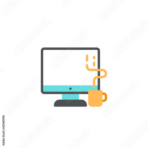 Finding the Perfect Balance: Coffee, Computer, Work