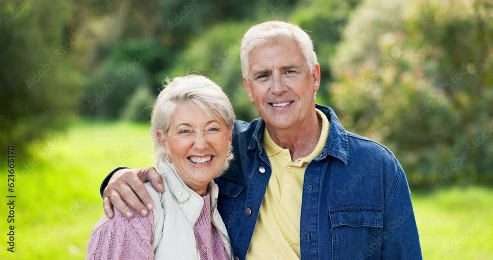 Face, funny and senior couple in nature, having fun and bonding together. Portrait, happy and elderly man and woman laughing at comedy, smile and enjoying quality time outdoor on vacation with love. Face, funny and senior couple in nature, having fun and bonding together. Portrait, happy and elderly man and woman laughing at comedy, smile and enjoying quality time outdoor on vacation with love.