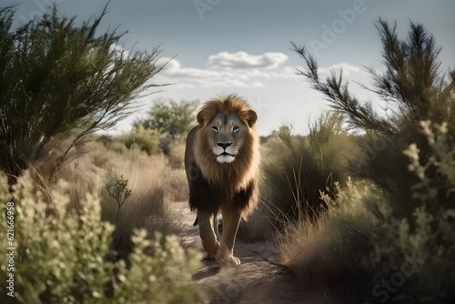 Lion of Africa illustration