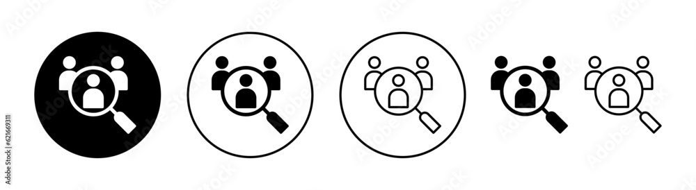 Hiring icon set for web and mobile app. Search job vacancy sign and symbol. Human resources concept. Recruitment Hiring icon set for web and mobile app. Search job vacancy sign and symbol. Human resources concept. Recruitment